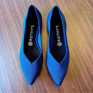 Rothy’s Points in Cobalt Blue